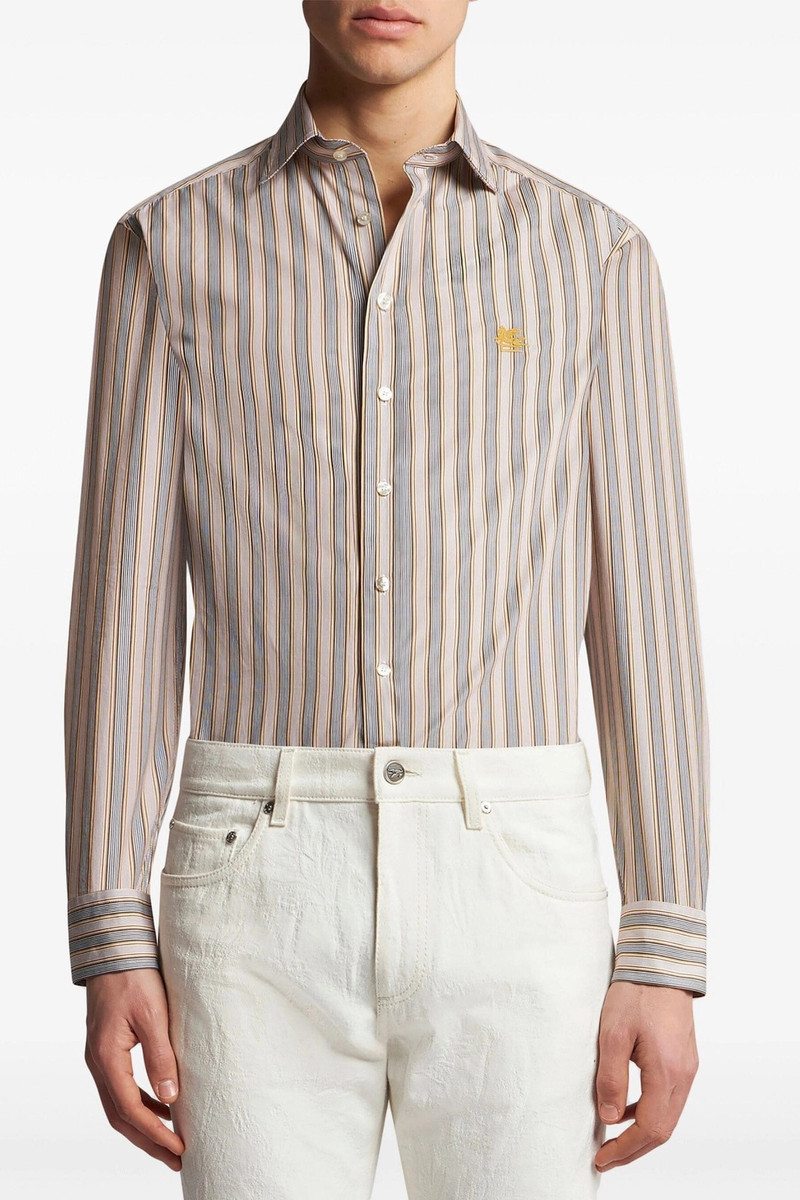 Etro Logo embroidery shirt outlook