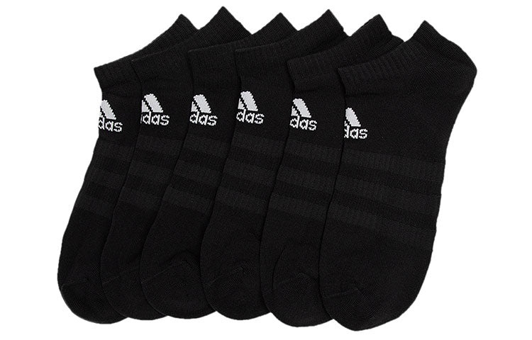 adidas Unisex Printing Short Socks 3 Packs Black GC7304 - 2