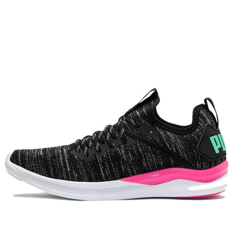 (WMNS) PUMA Ignite Flash Evoknit 'Black Pink' 190511-11 - 1
