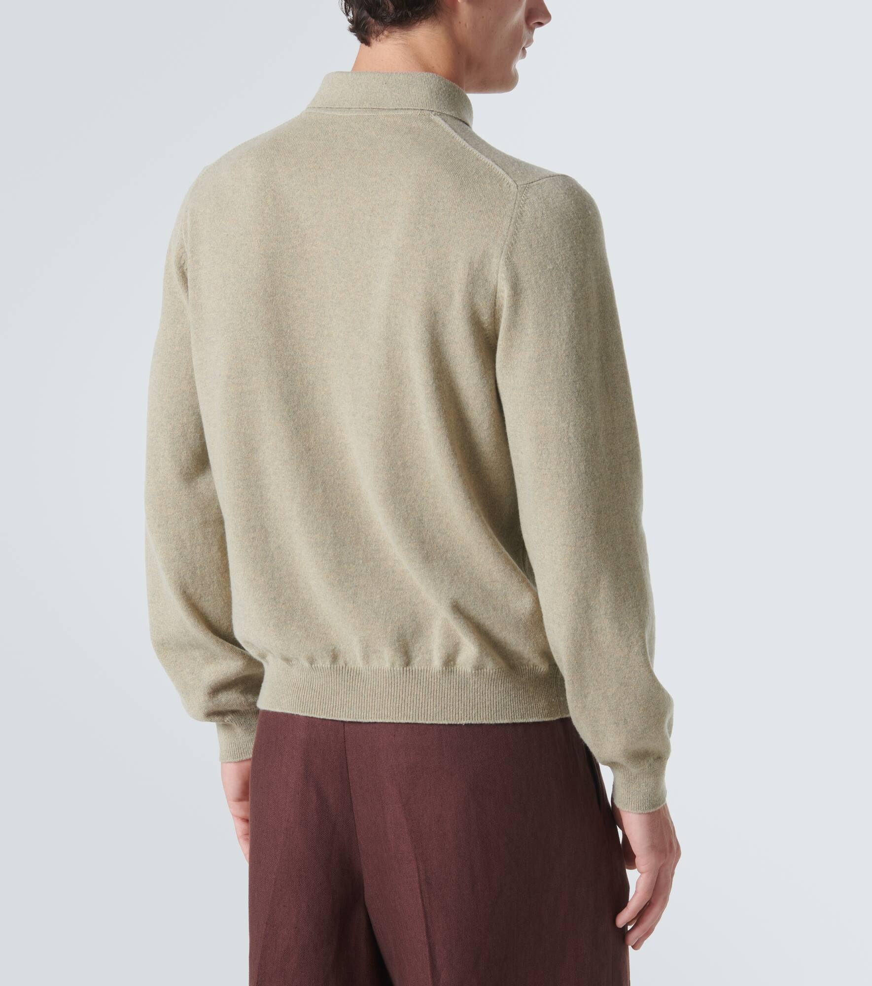 Cashmere polo sweater - 4