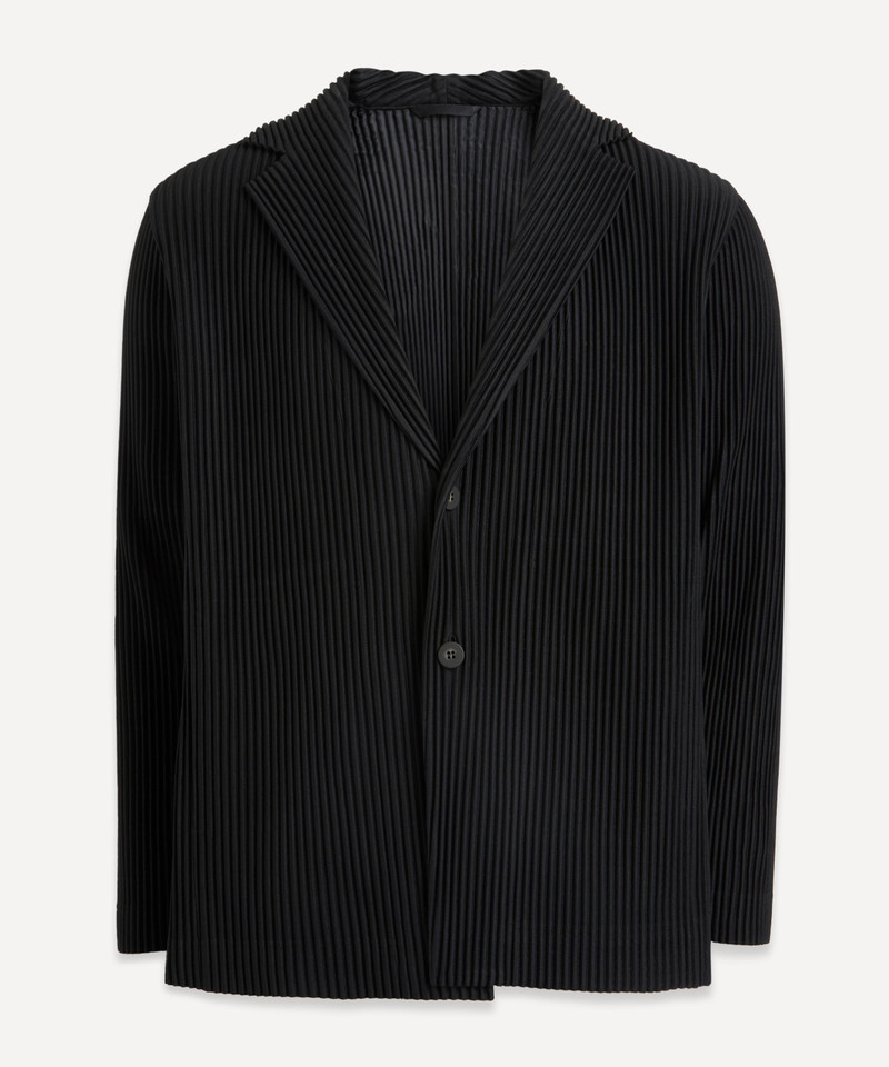 Core Pleated Long Blazer - 1