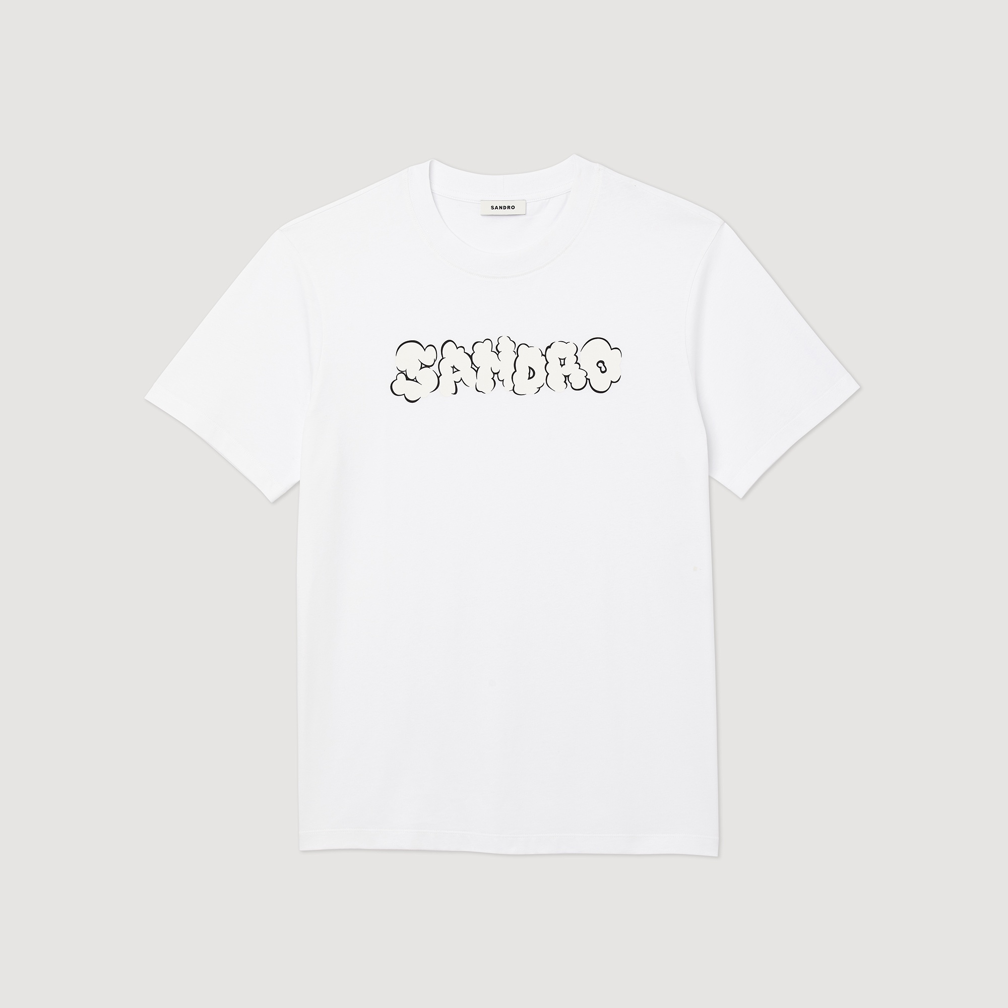 Sandro embroidery T-shirt - 1