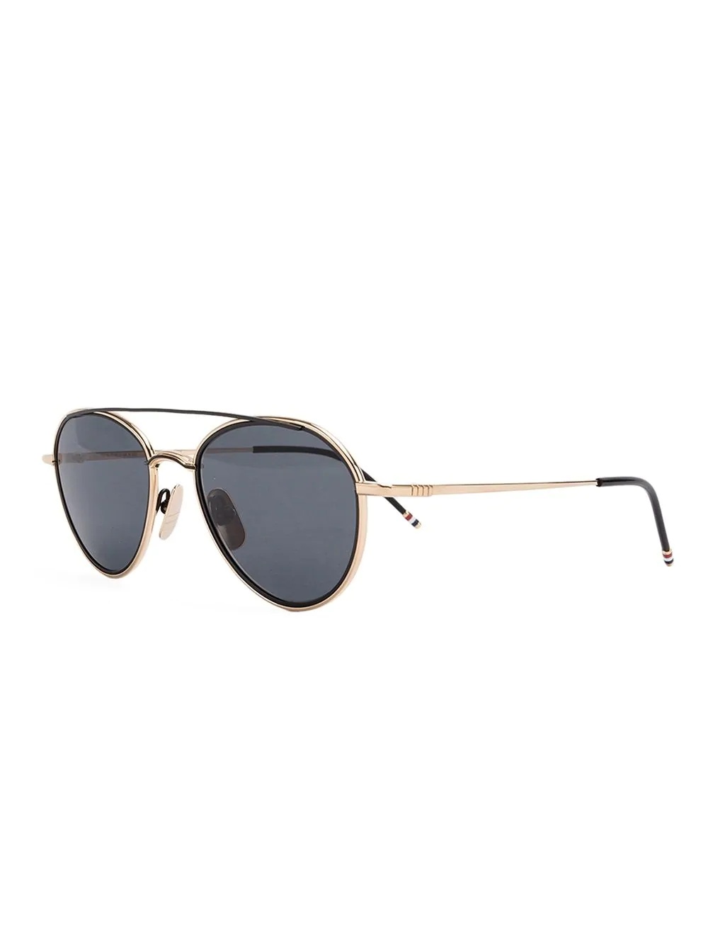 Black Aviator Sunglasses - 2