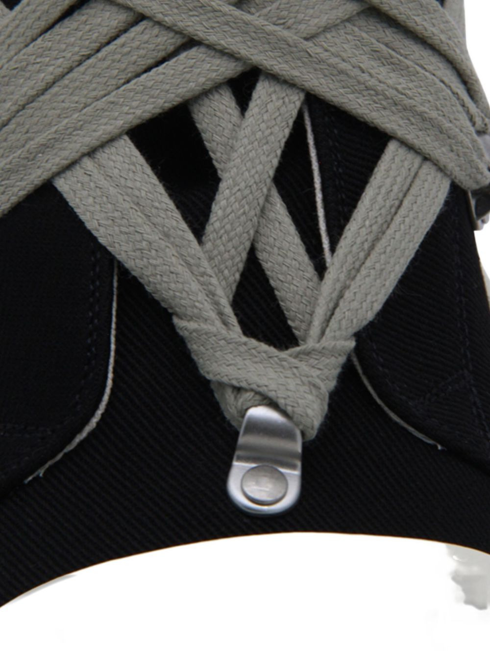 lace-up hi-top sneakers - 4
