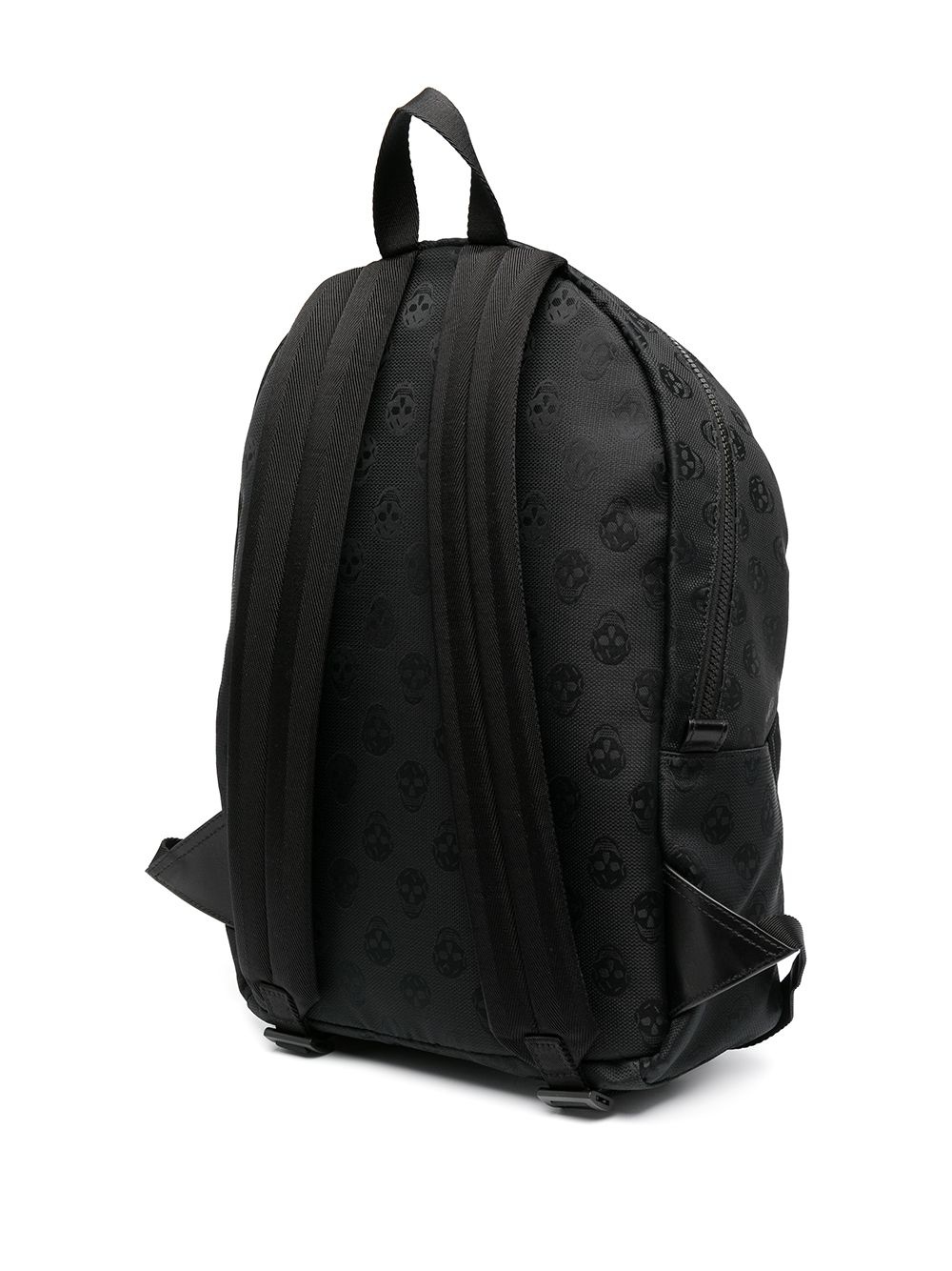 zip-around skull backpack - 3