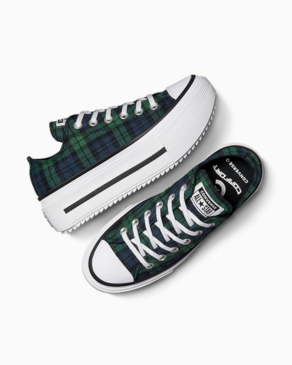 Chuck Taylor All Star Lift Double Stack Platform Plaid - 5