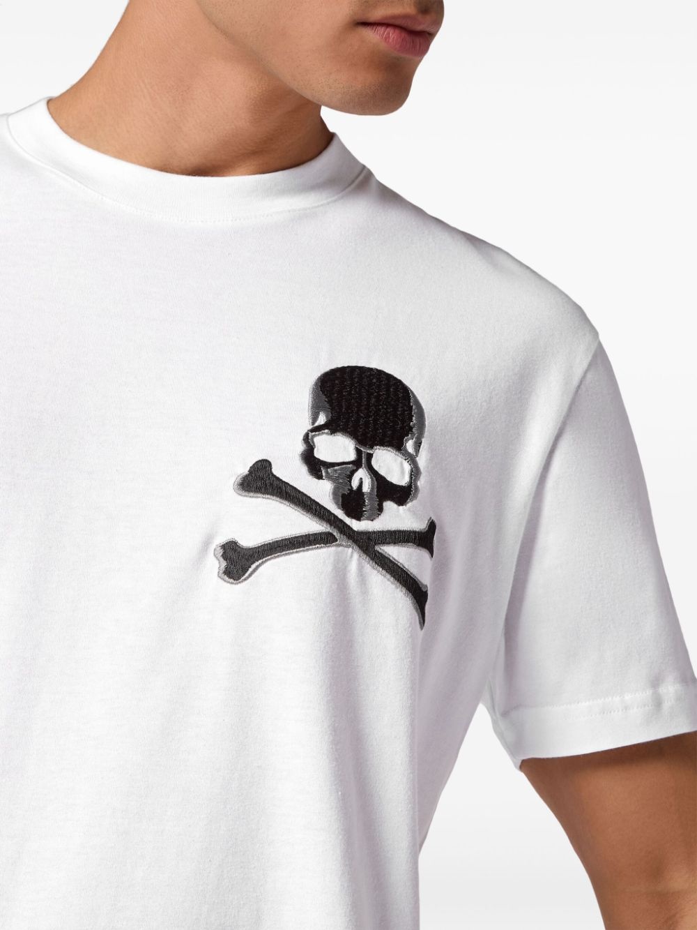 skull-print cotton T-shirt - 5