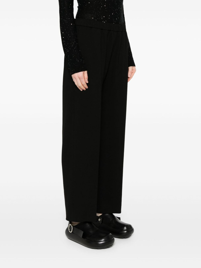 elasticated-waist tapered trousers 3