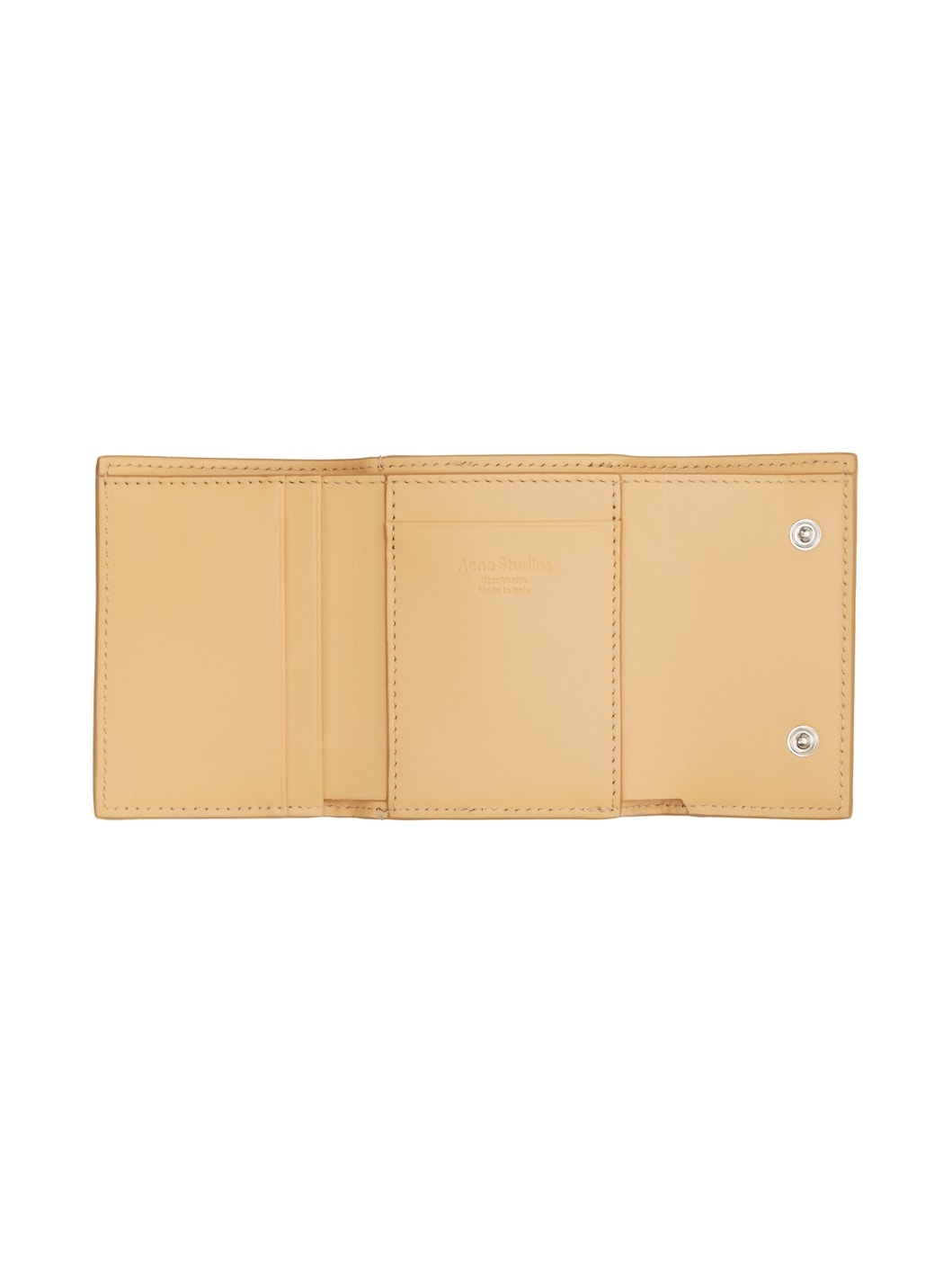 Beige Folded Wallet - 3