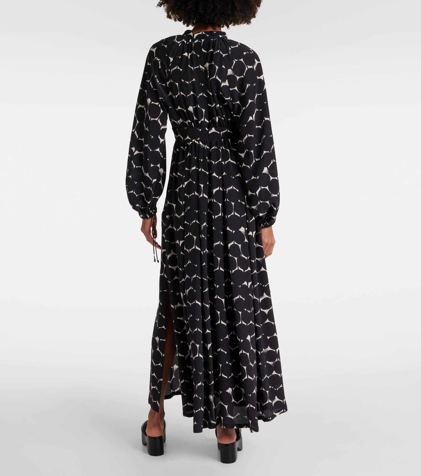 ☆DT☆入手困難☆上品Silk Long Dress/URBANIA/MaxMara Max Mara Urbania printed silk maxi dress | mytheresa