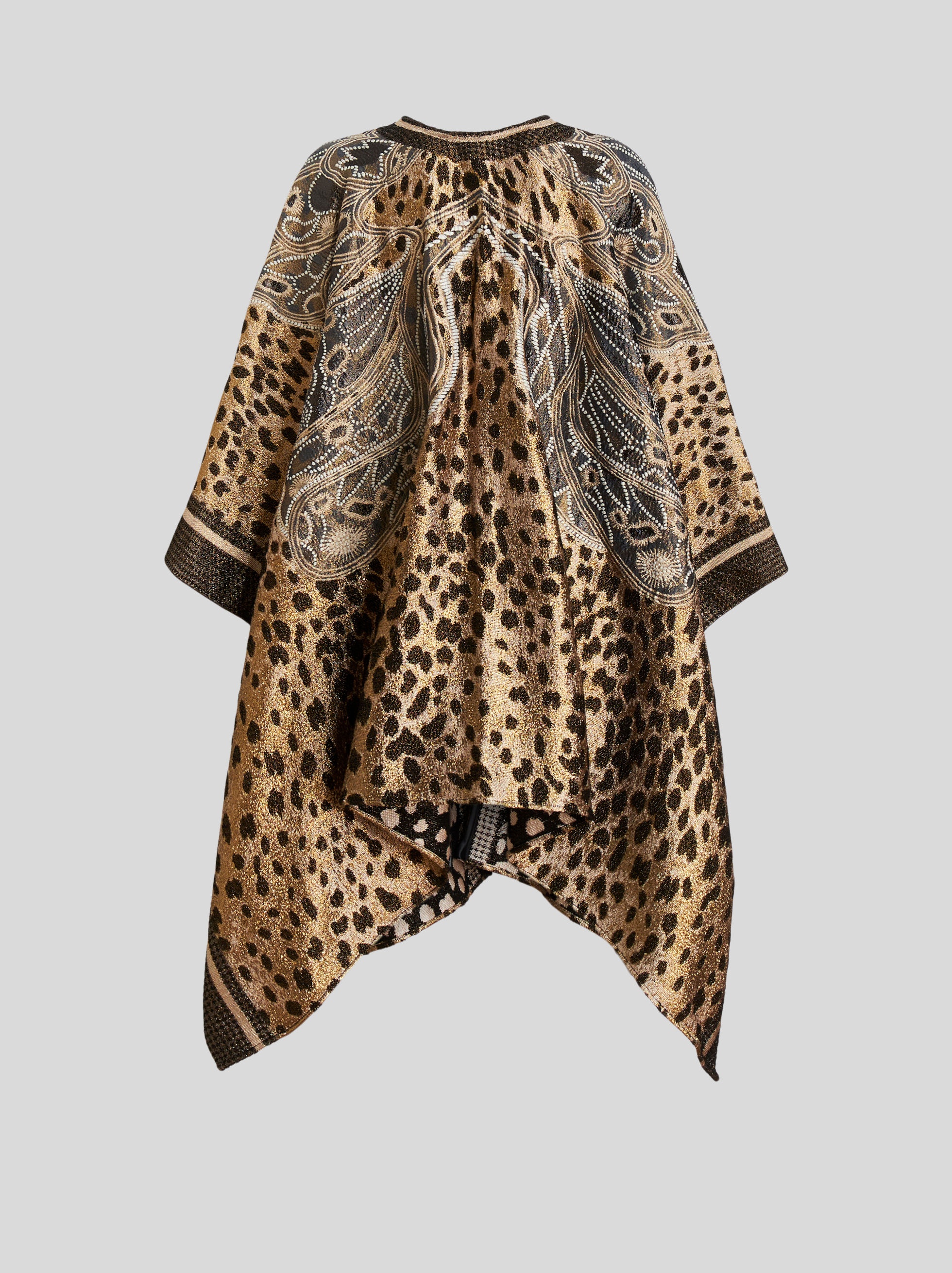 CHEETAH CAPE WITH BUTTERFLY DESIGN - 5