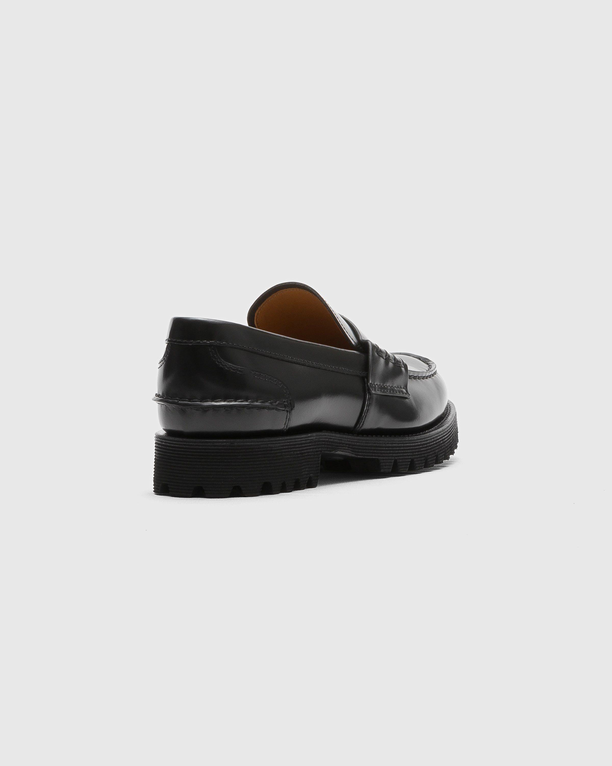 Polished Fume’ Leather Loafer - 4