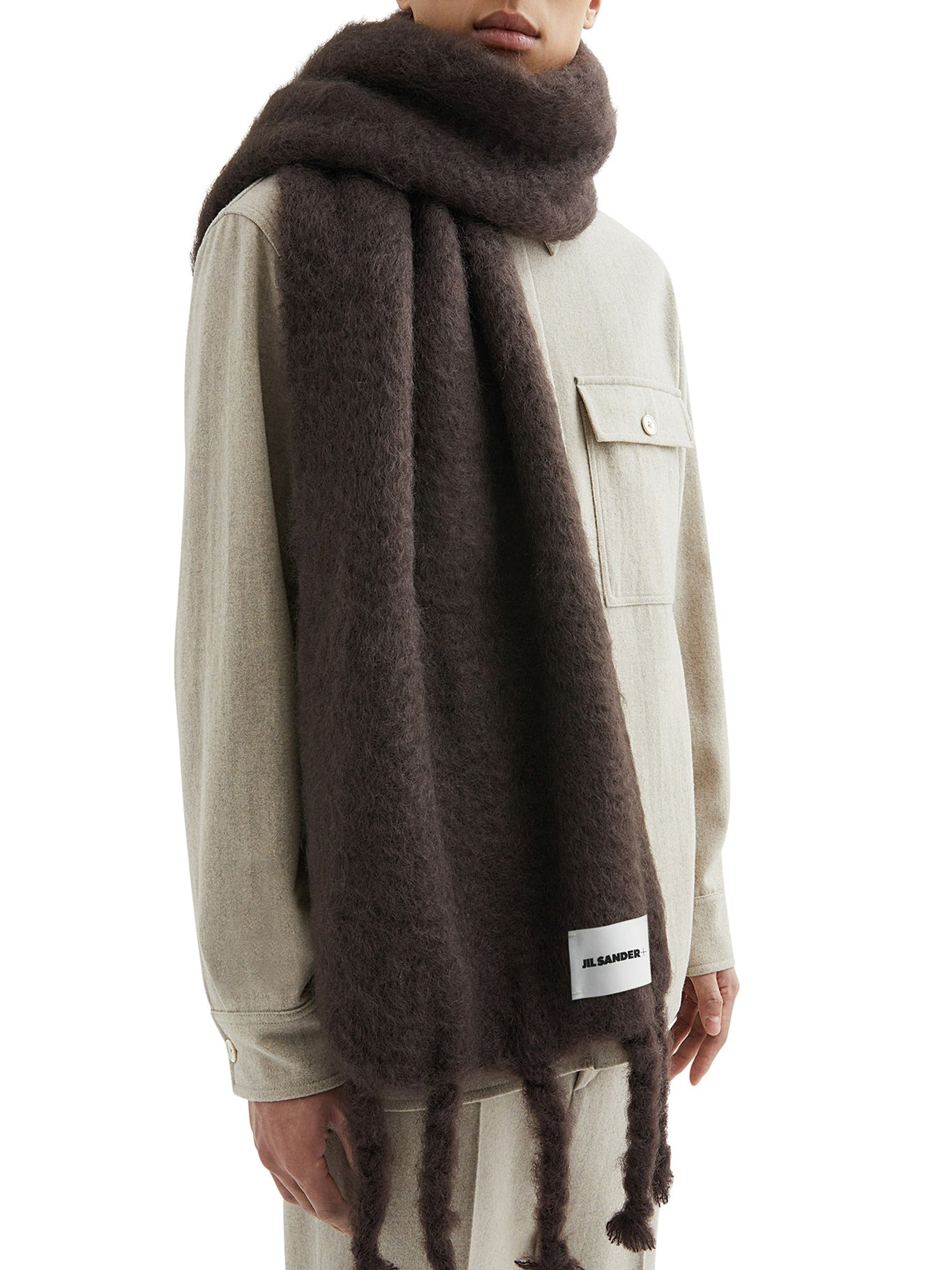 WOOL BLEND SCARF - 3