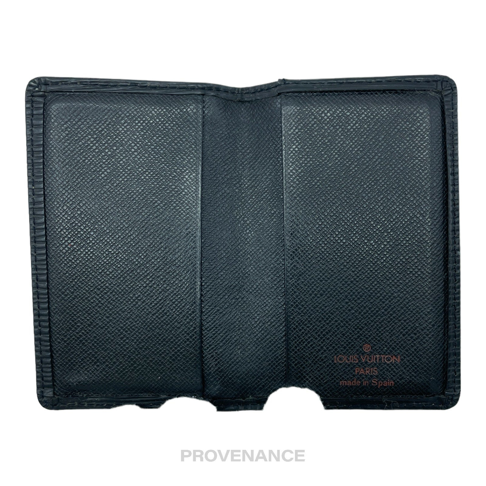 Louis Vuitton Pocket Organizer Wallet - Black Epi Leather - 6