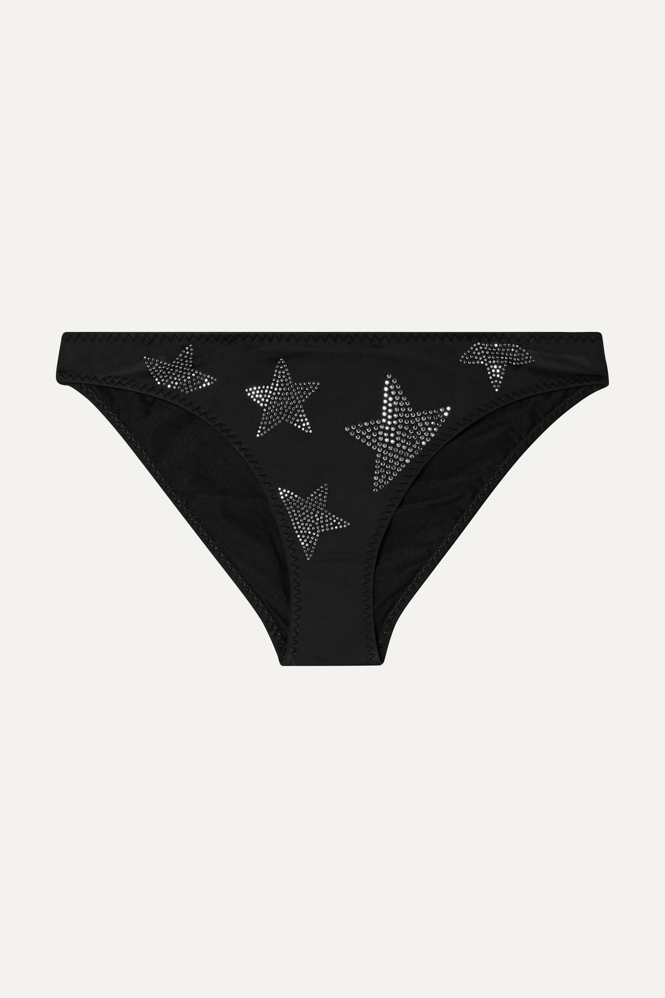 Embellished bikini briefs - 1