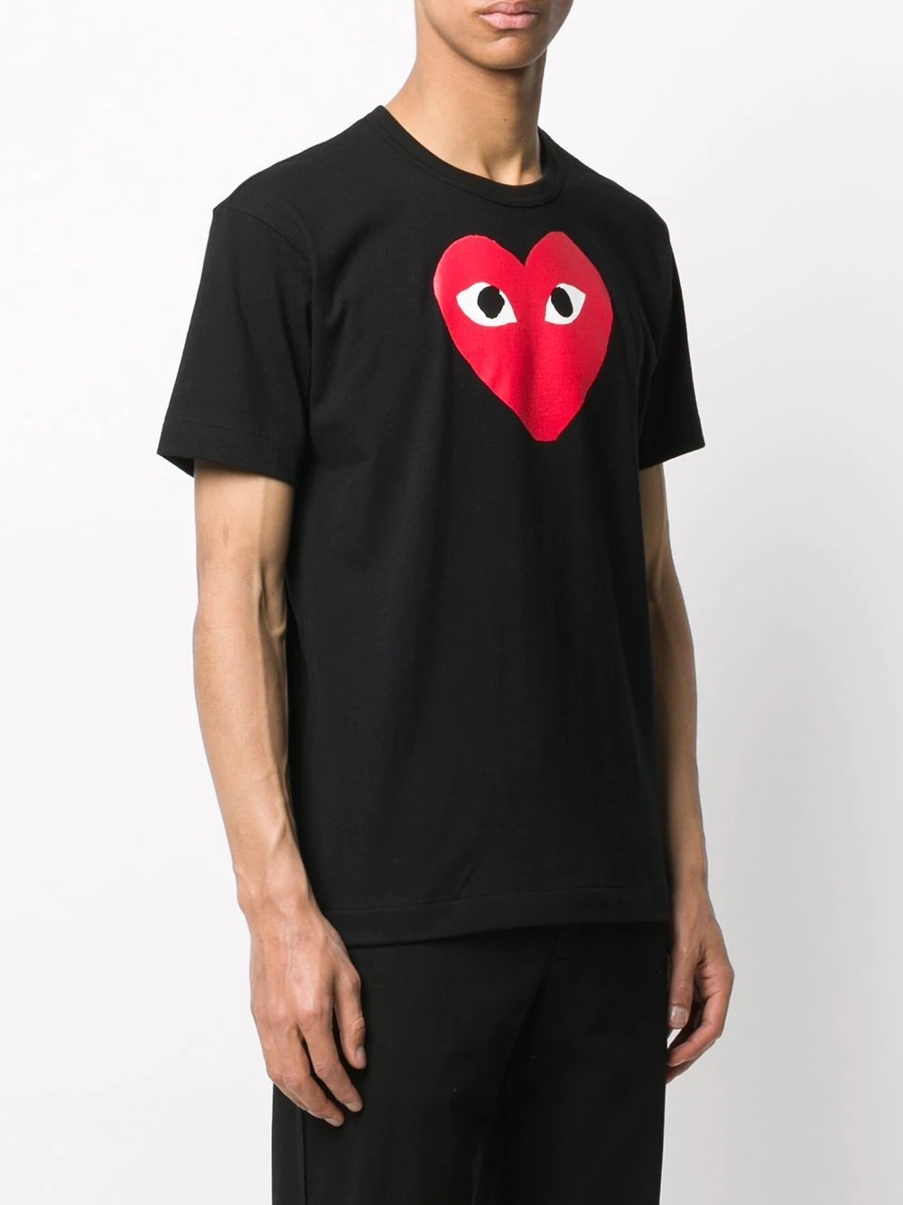 heart-print T-shirt - 3
