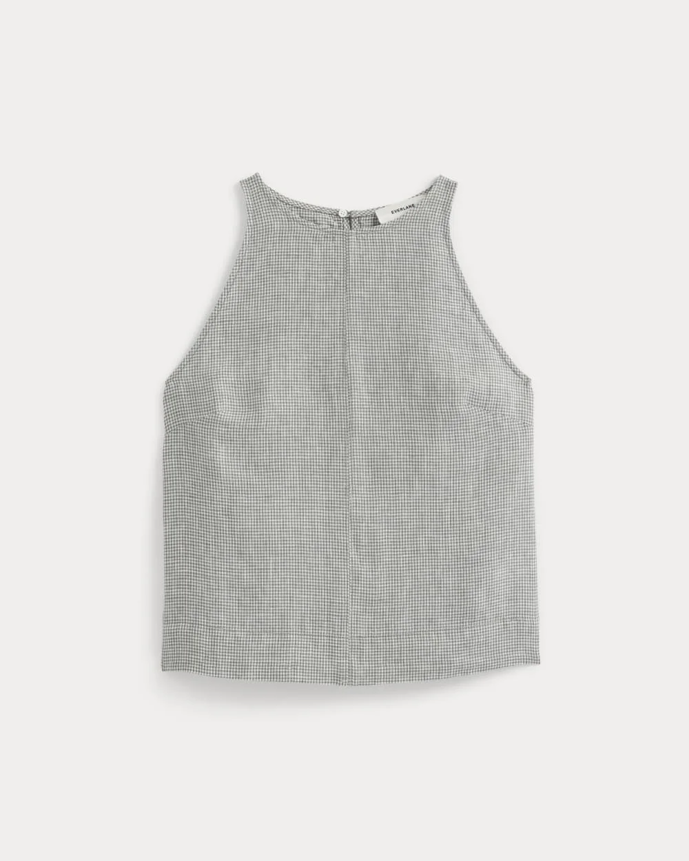 THE LINEN HIGH-NECK TANK - 1