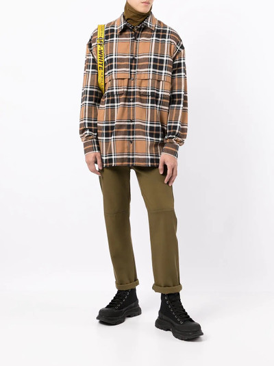 JUUN.J plaid-check print shirt outlook