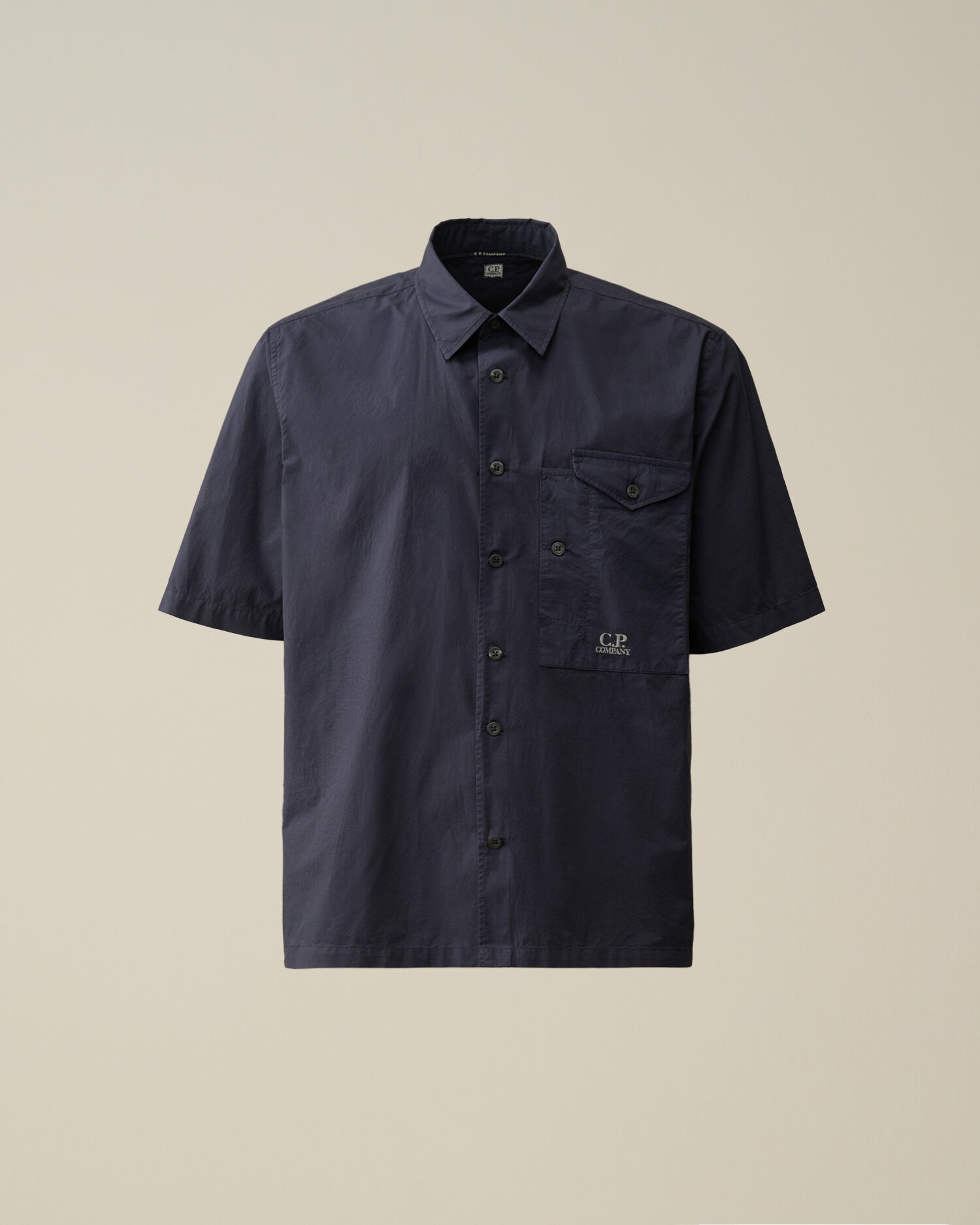 CP COMPANY｜SHORT-SLEEVED SHIRTS (Popeline Short Sleeve C.P. Company Cotton Popeline Short Sleeved Shirt | REVERSIBLE