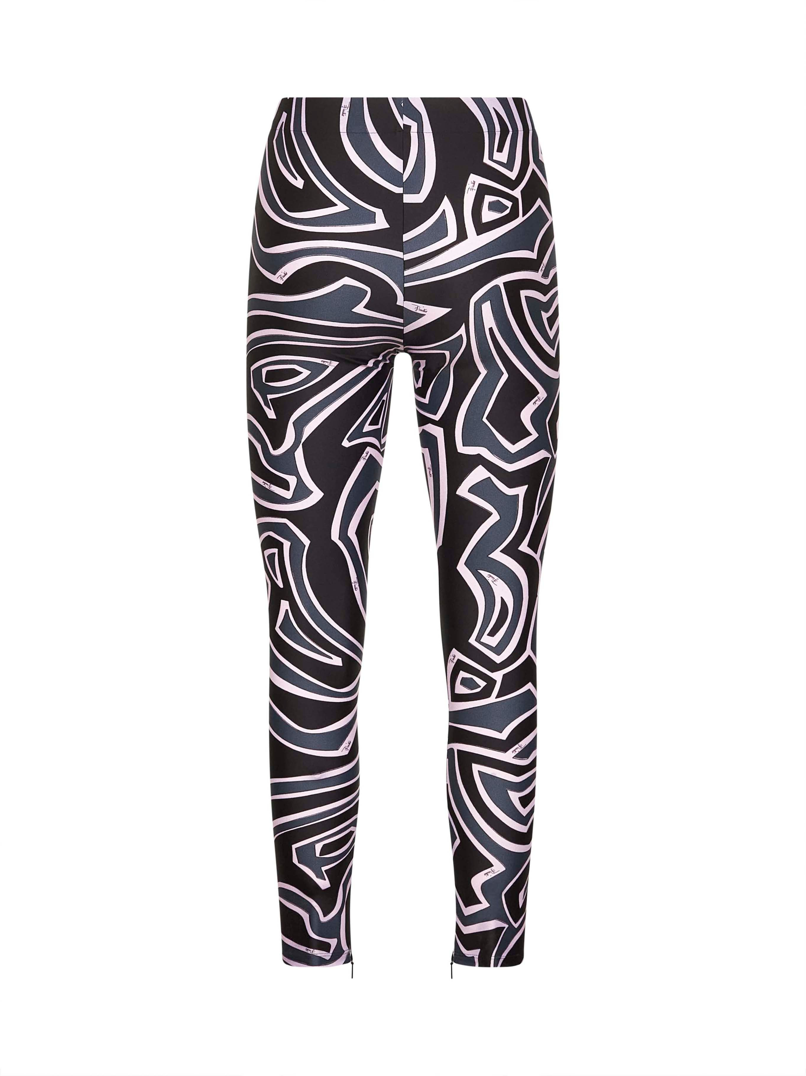 Labirinto print lycra leggings - 2