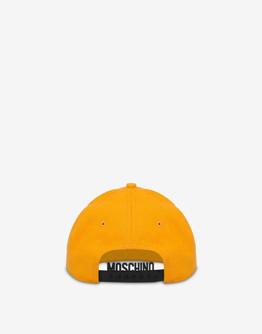 MOSCHINO SMILEY® EMBROIDERY CANVAS HAT - 2