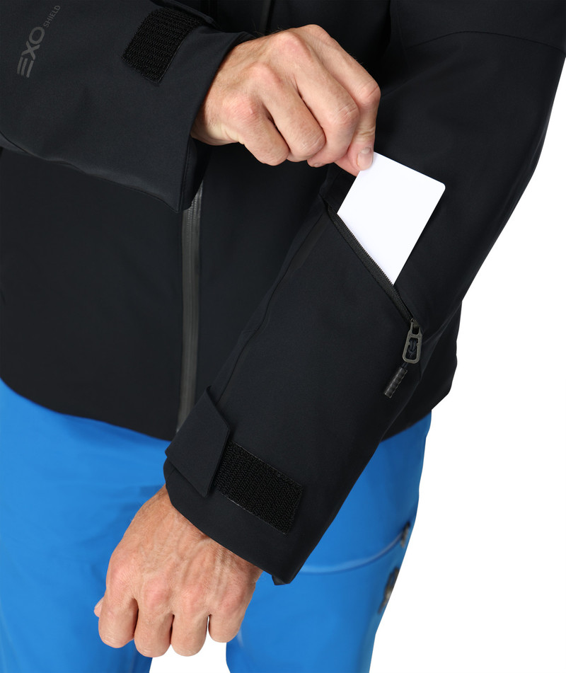 SPYDER Mens Leader Jacket - Black outlook