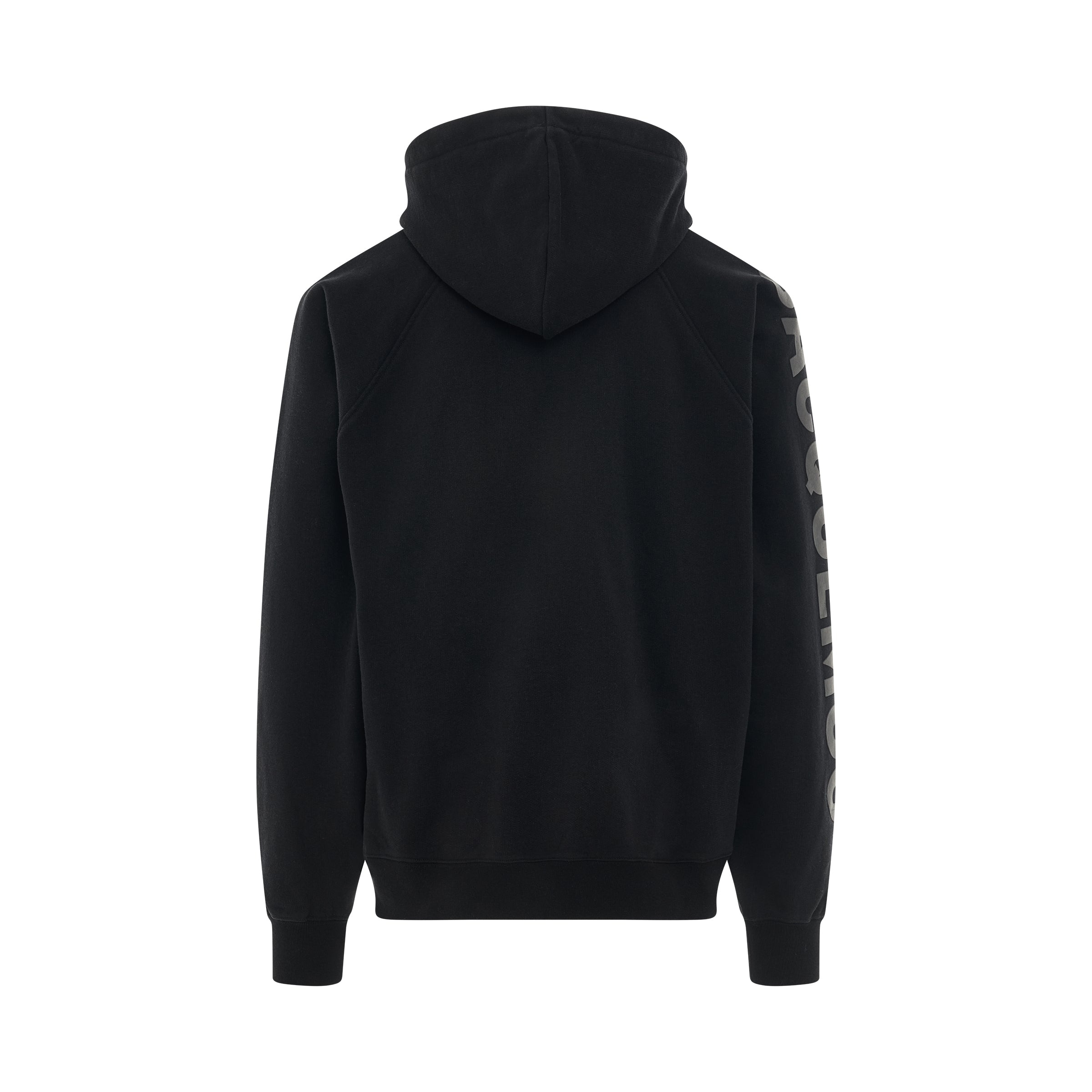 Typo Logo Hoodie in Black - 4
