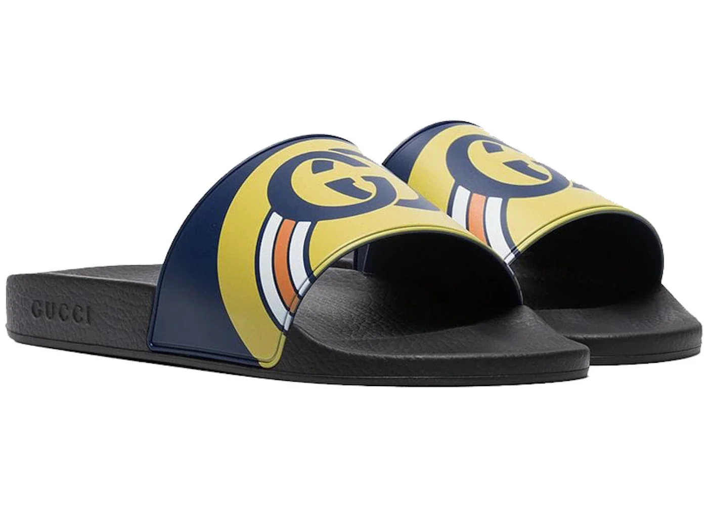 Gucci Persuit Slides Navy Black - 1