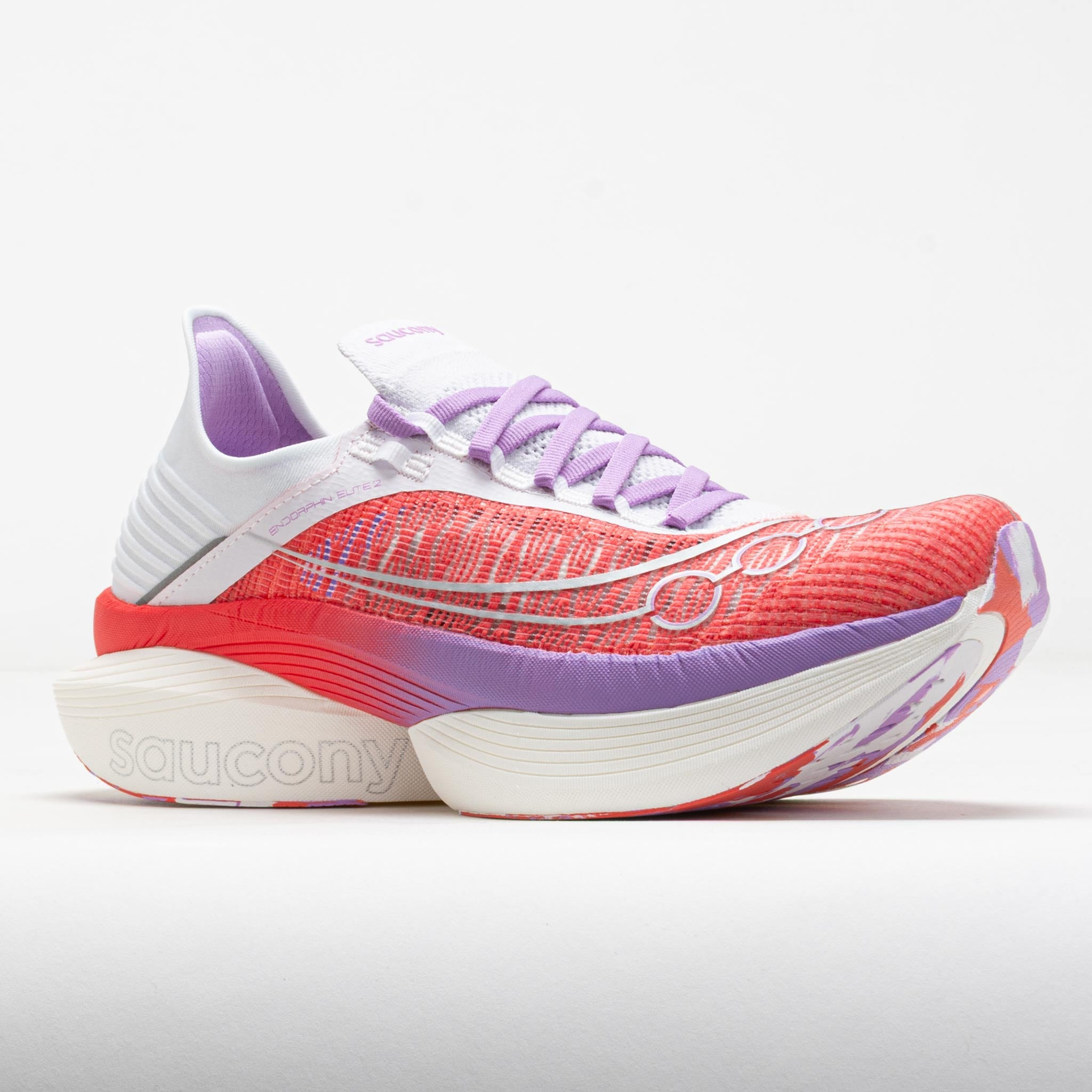 Saucony Endorphin Elite 2 Unisex Coral/White - 5
