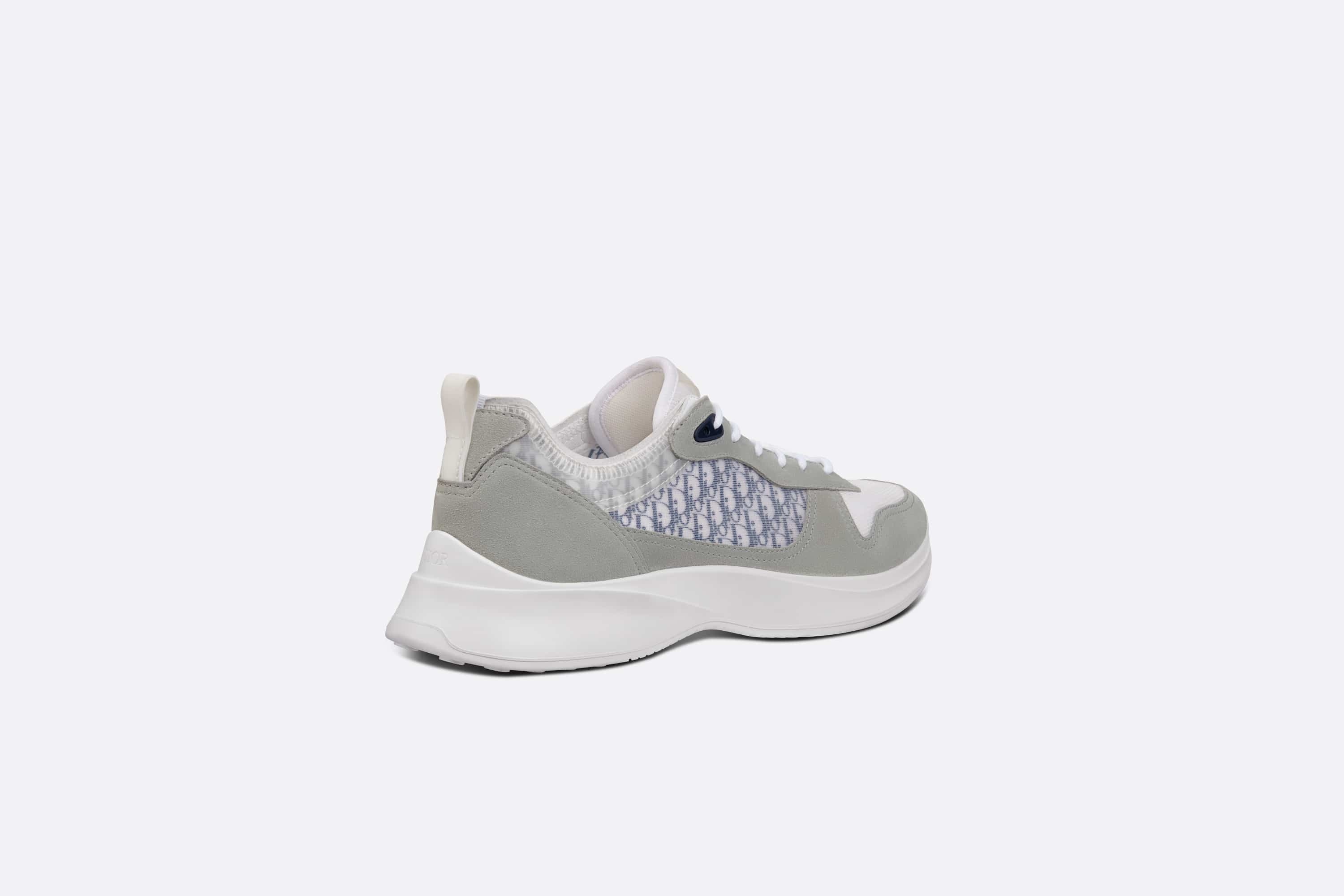 【大人気スポーティ】Dior B25 ランナー スニーカー Dior B25 Oblique Runner Sneaker Black Suede Men's