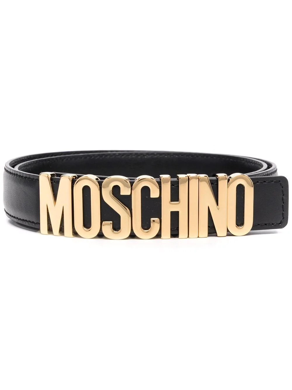 logo-buckle belt - 1