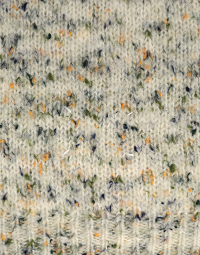 Maison Margiela Speckled knit scarf outlook