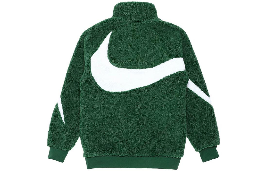 Nike Big Swoosh Reversible Boa Jacket (Asia Sizing) 'Green' BQ6546-341 - 2