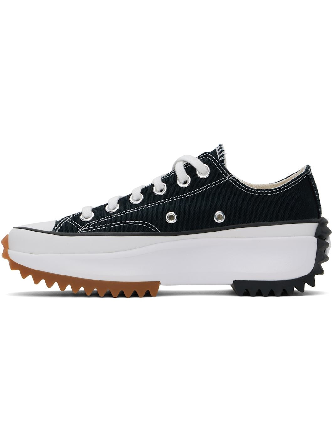 Black Run Star Hike Canvas Platform Sneakers - 3