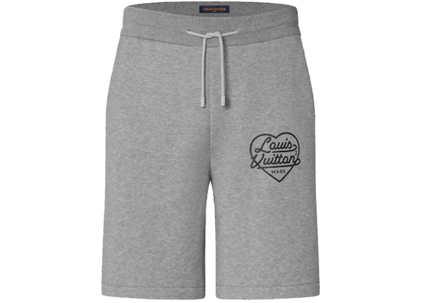 Louis Vuitton x Nigo Printed Heart Short Light Grey - 1