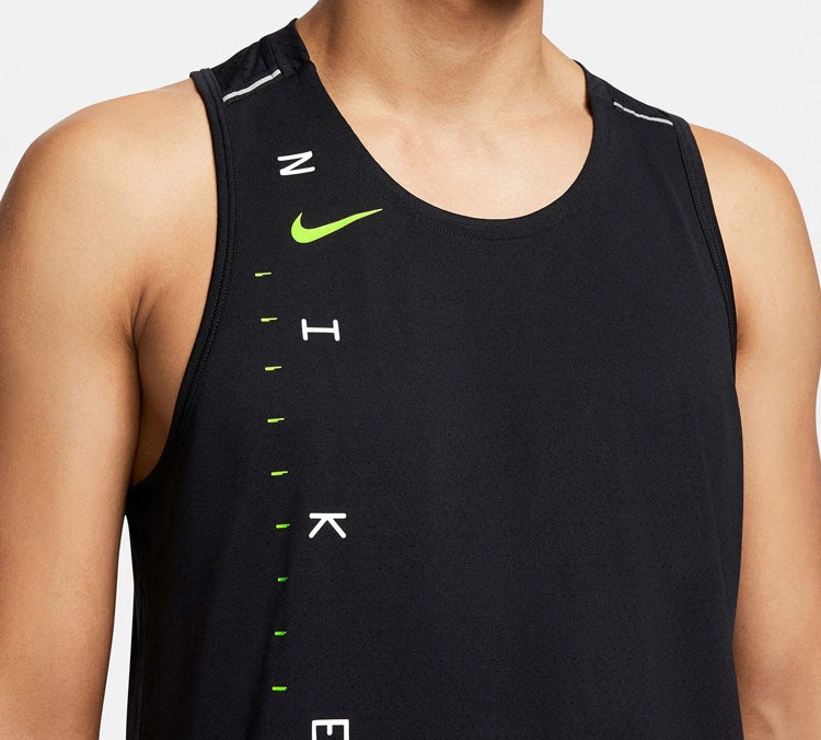 Nike Miler Future Fast Athleisure Casual Sports Running Vest Black CJ5417-010 - 4