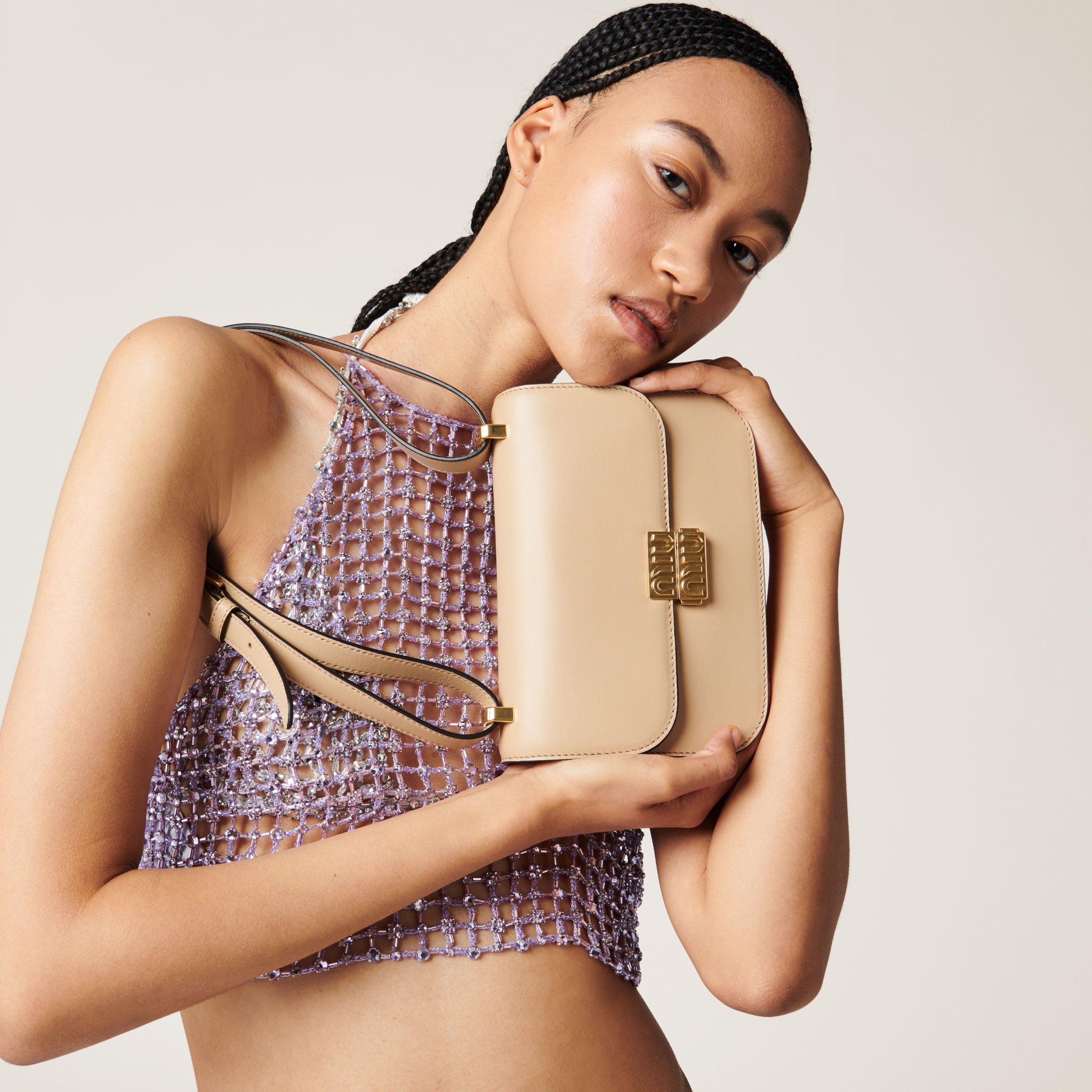 Leather shoulder bag - 4