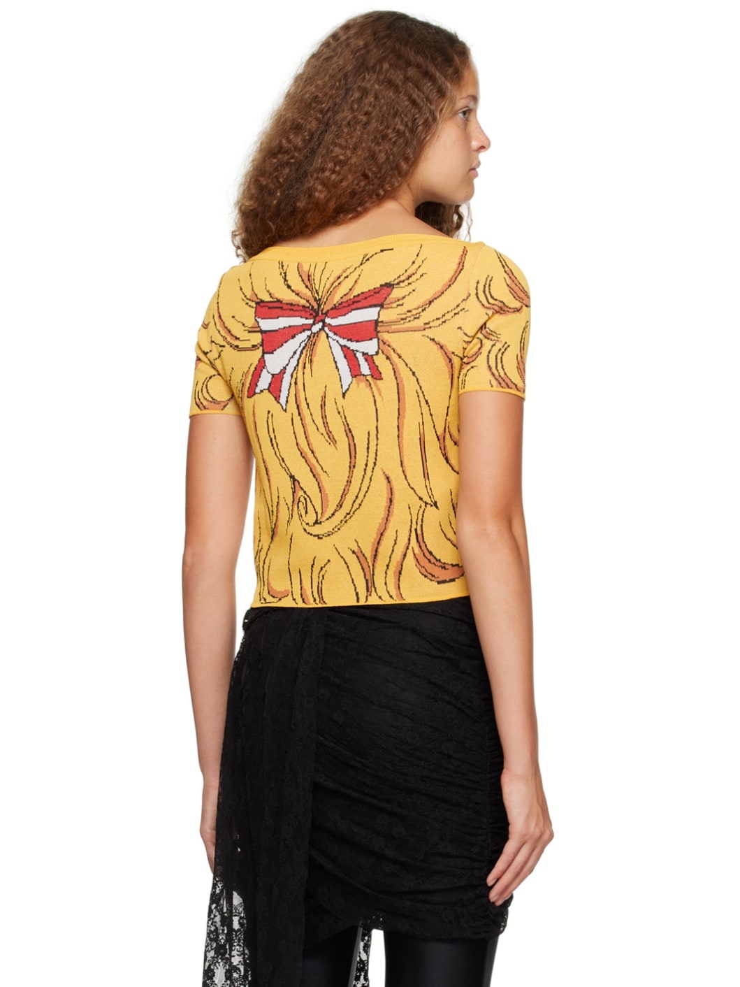 Yellow Crying Girl Sweater - 3
