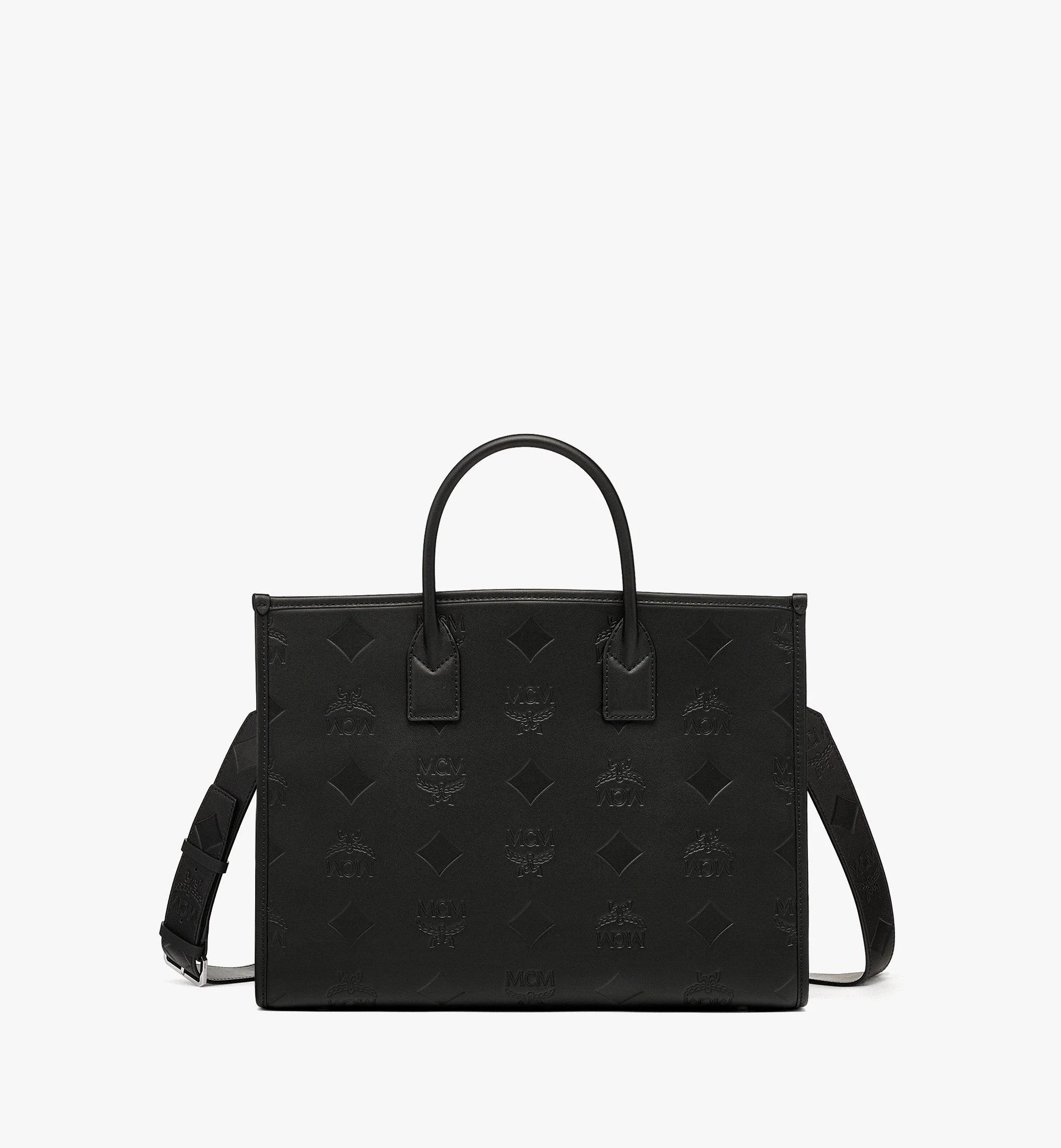München Tote in Maxi Monogram Leather - 1