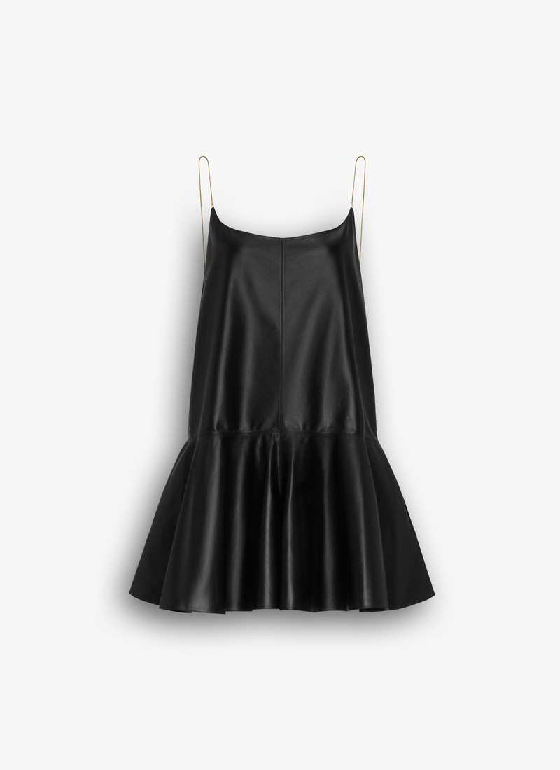 LEATHER SLIP JUMPSUIT - 1