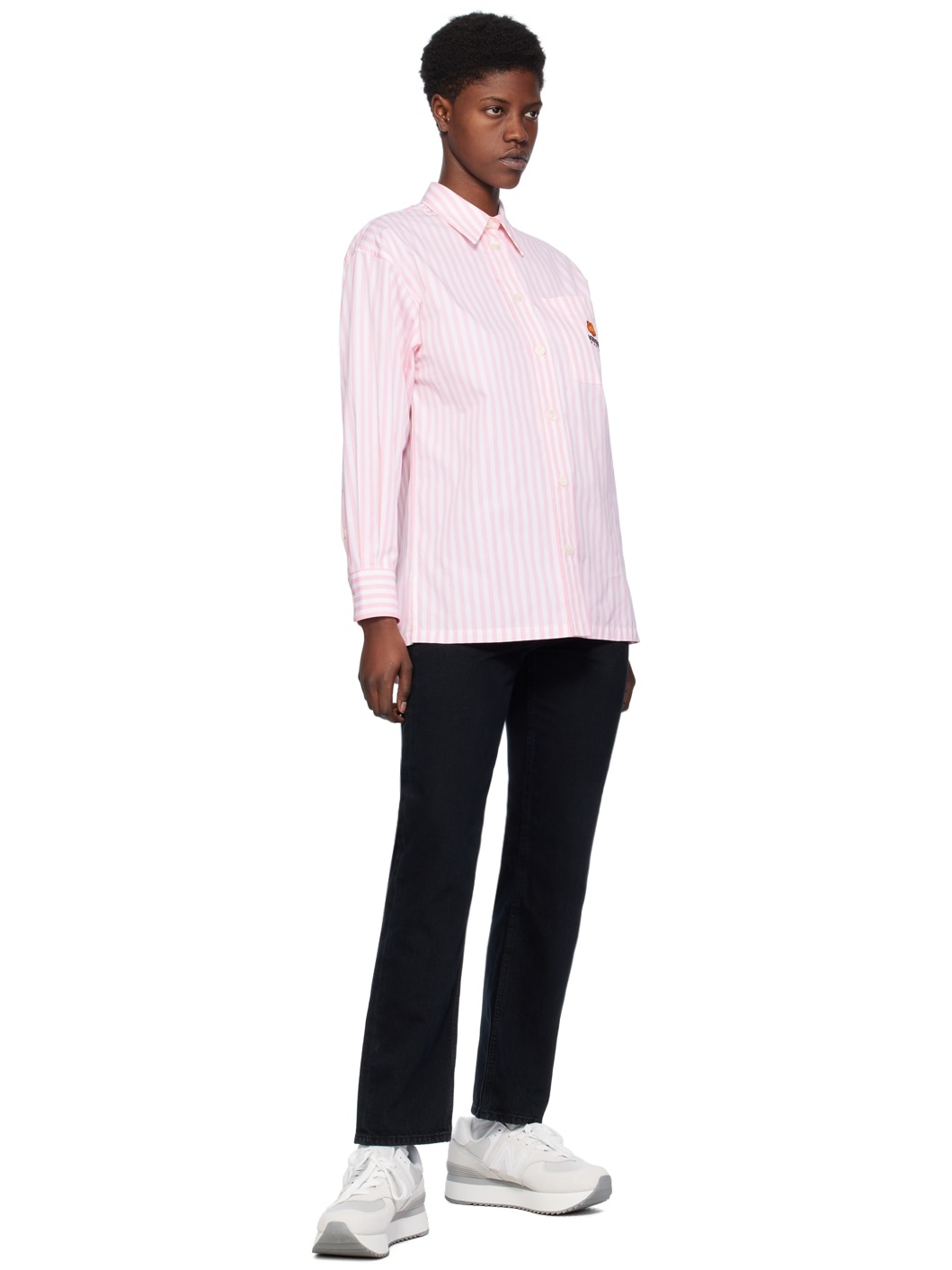 Pink Kenzo Paris Boke Flower Crest Shirt - 4