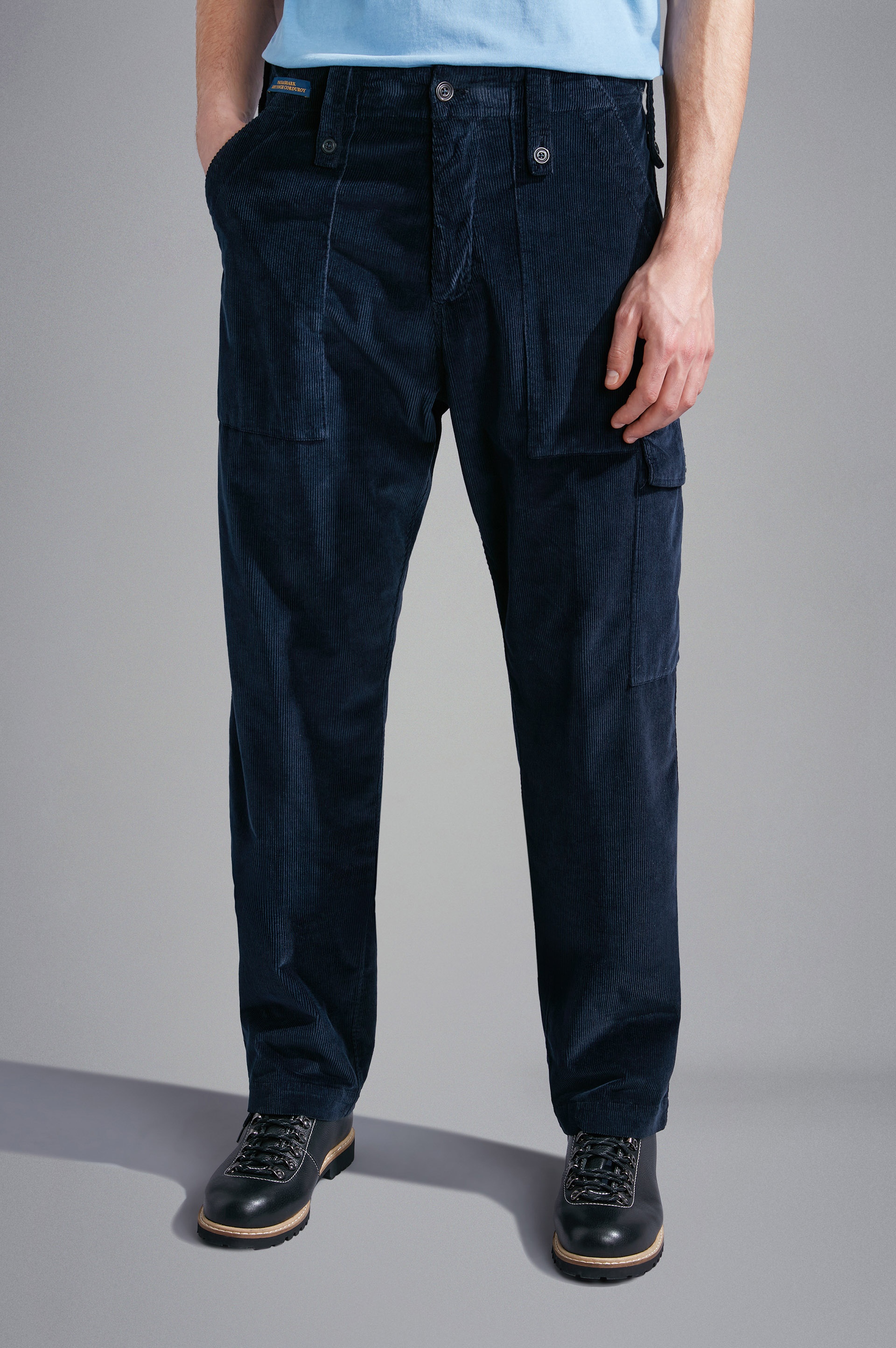 VELVET CARGO TROUSERS - 6