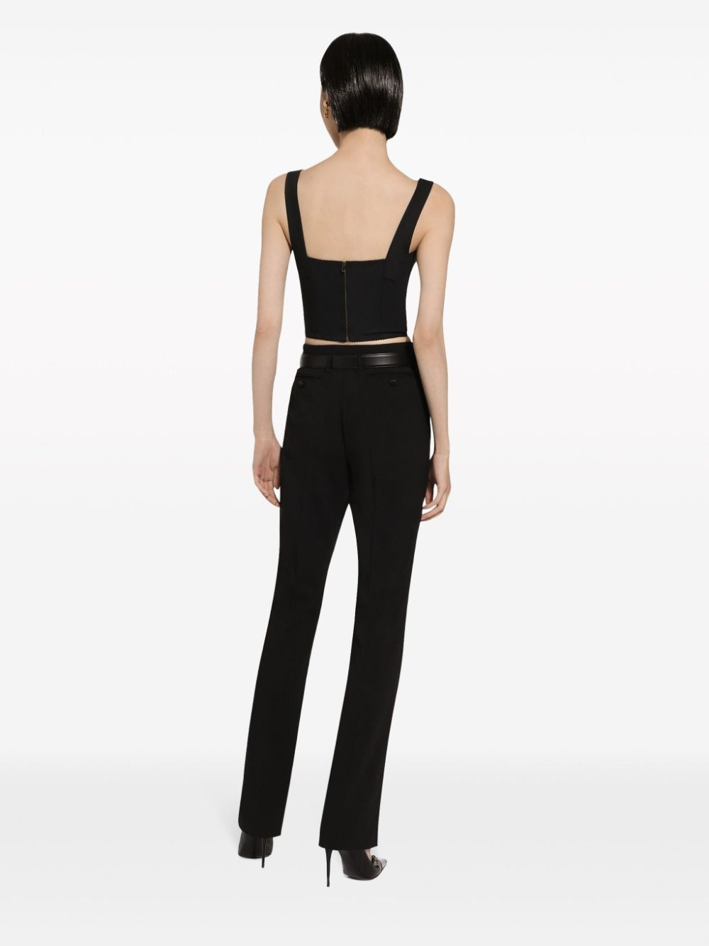 slim-fit tailored trousers - 4