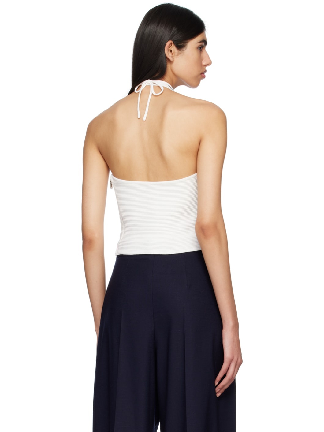 Off-White Curved Camisole - 3