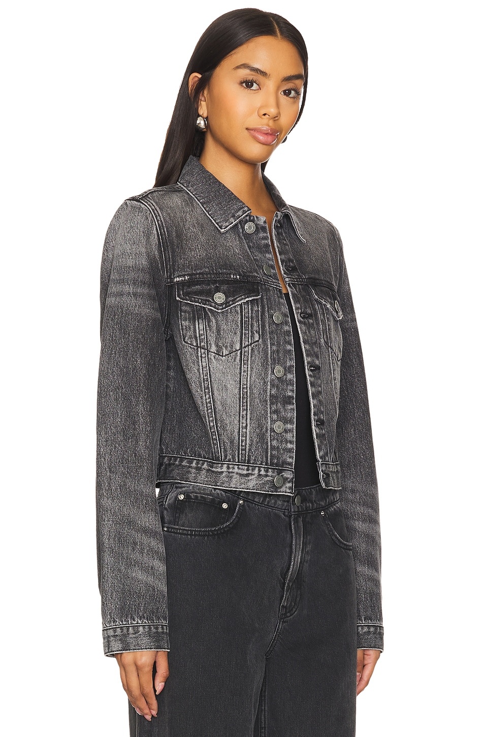 Maeve Fitted Denim Jacket - 2