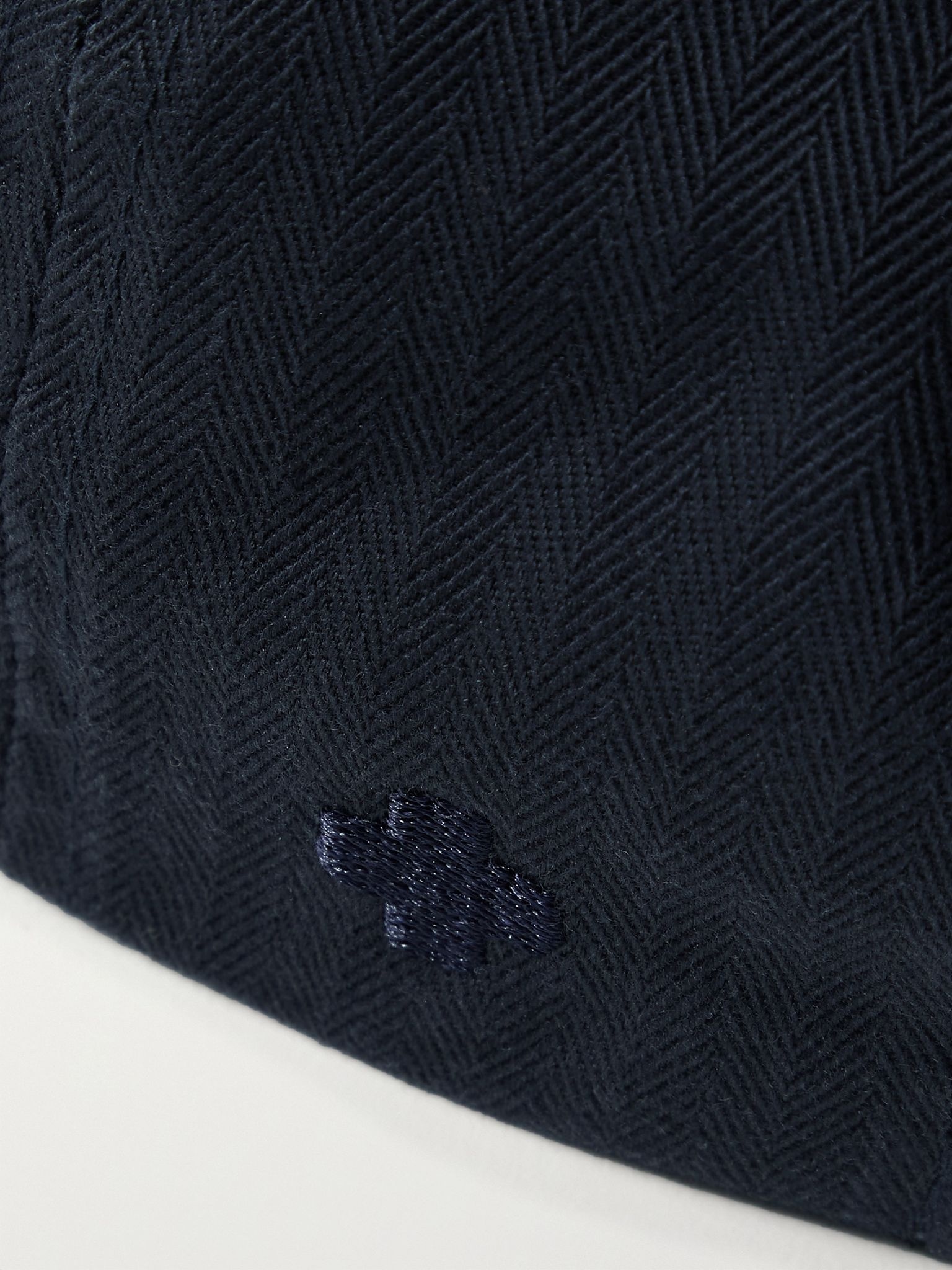 Herringbone Cotton Baseball Cap - 2