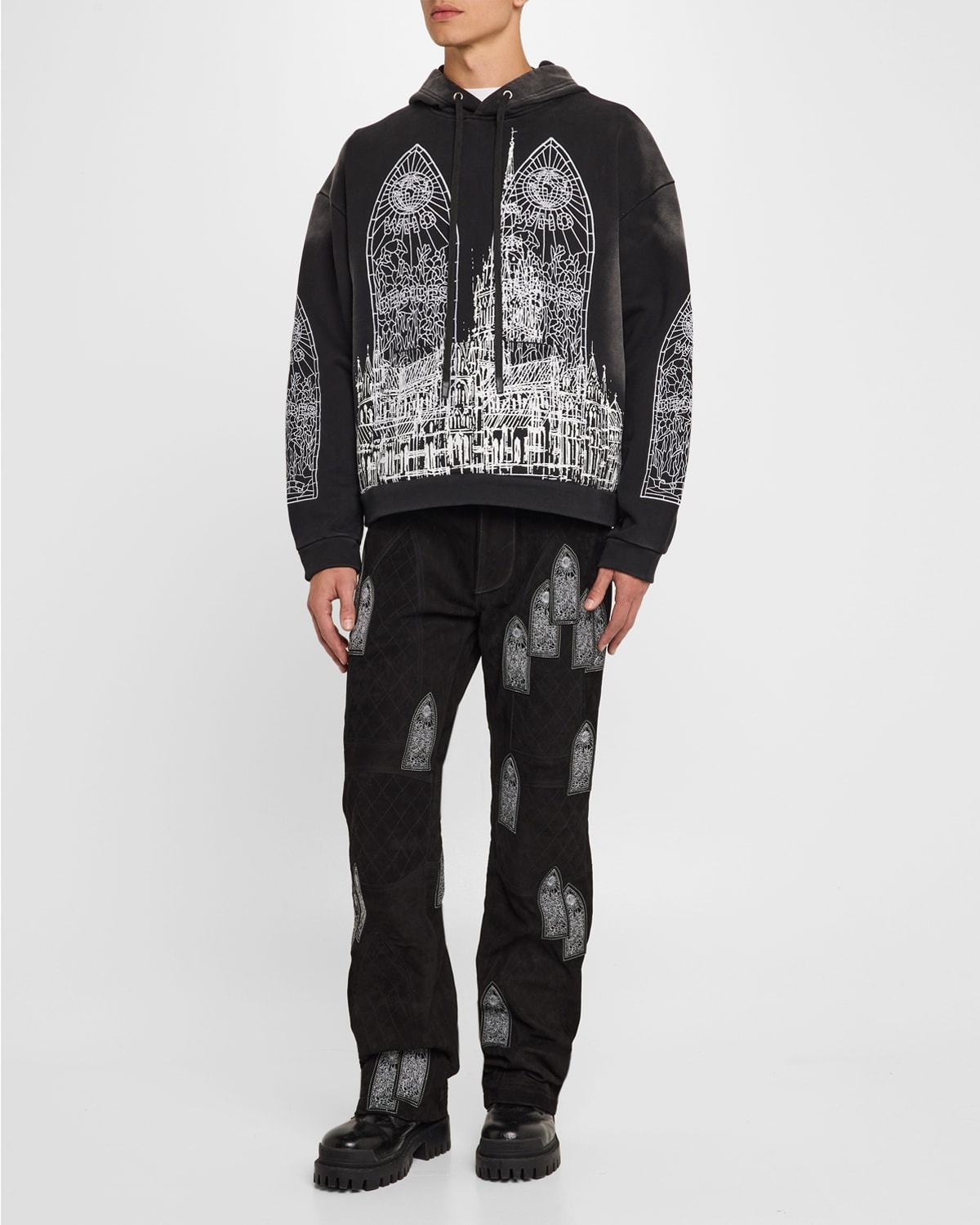 WHO DECIDES WAR WDW SUEDE MOTO TROUSERS - 9671476969765 | REVERSIBLE