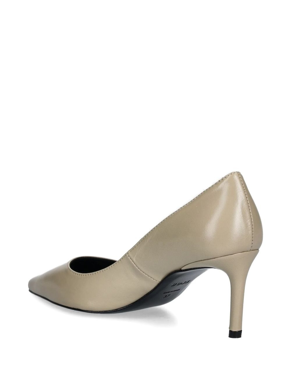 pointed-toe leather pumps - 3