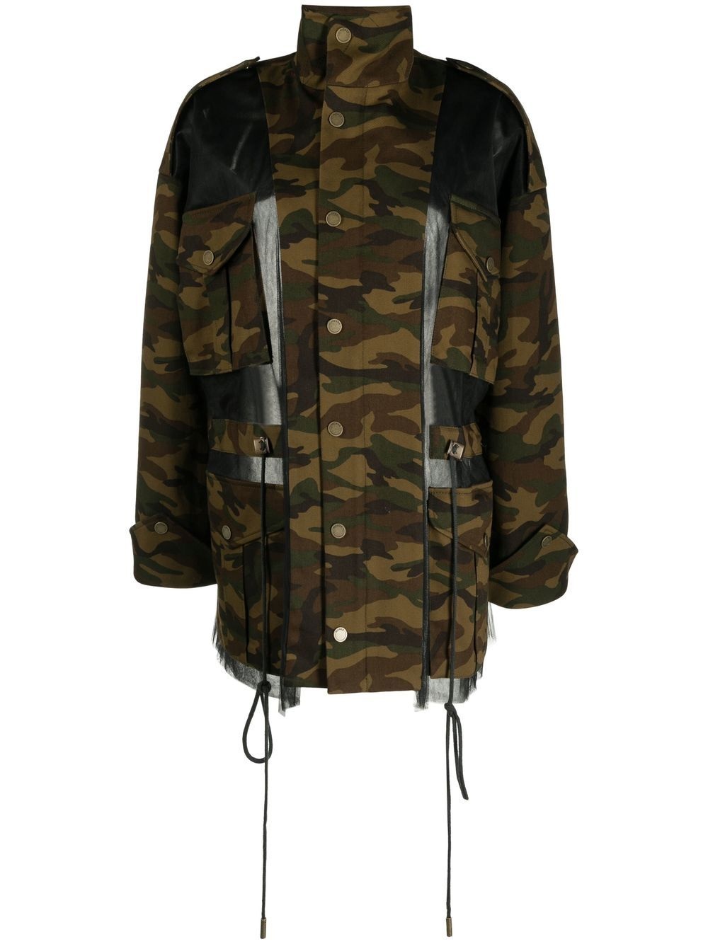 deconstructed camouflage jacket - 1