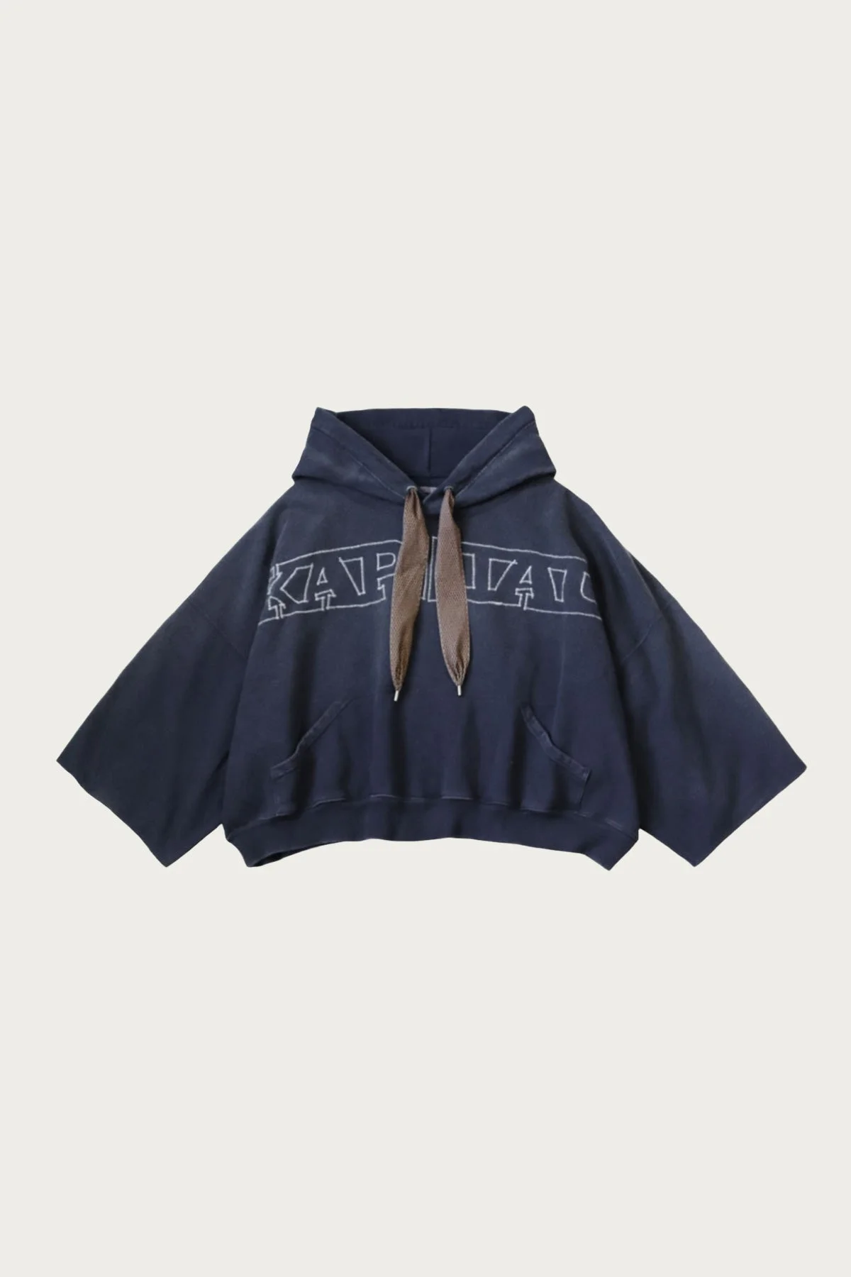 SWT Knit DEVIL Hoodie (KAPITAL Embroidery) - Navy - 1